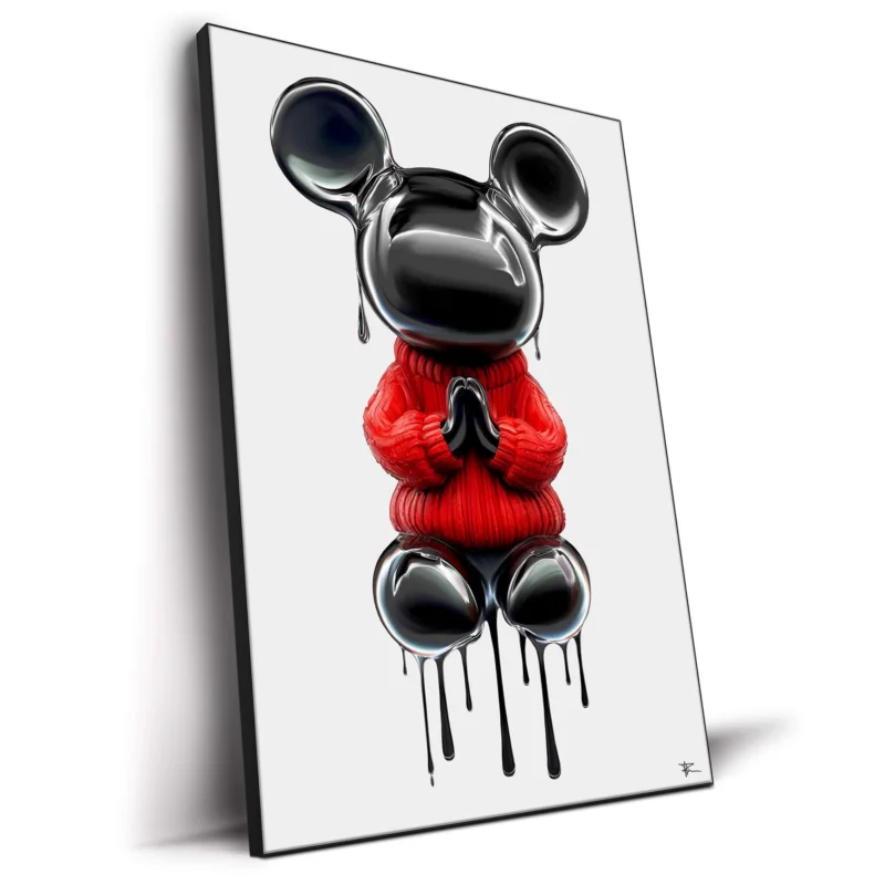 Graffiti Sweater Black and White Wall Decor by P Muir Art