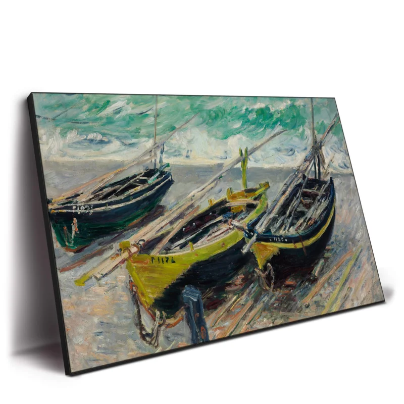 Three Fishing Boats Neutral Wall Decor by The Classics Collective