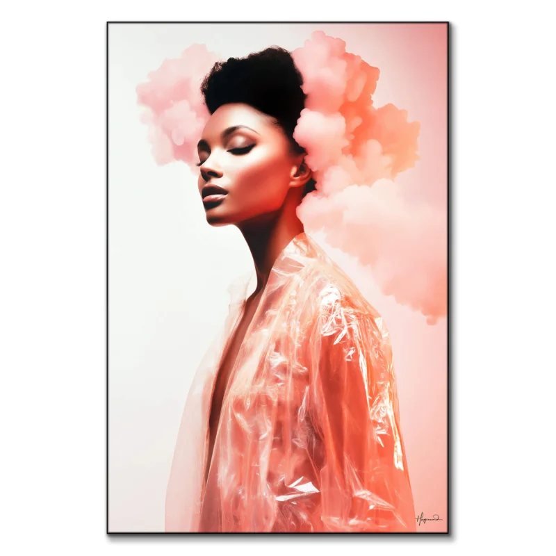 Dahlia Pink Wall Art by Philippe HUGONNARD