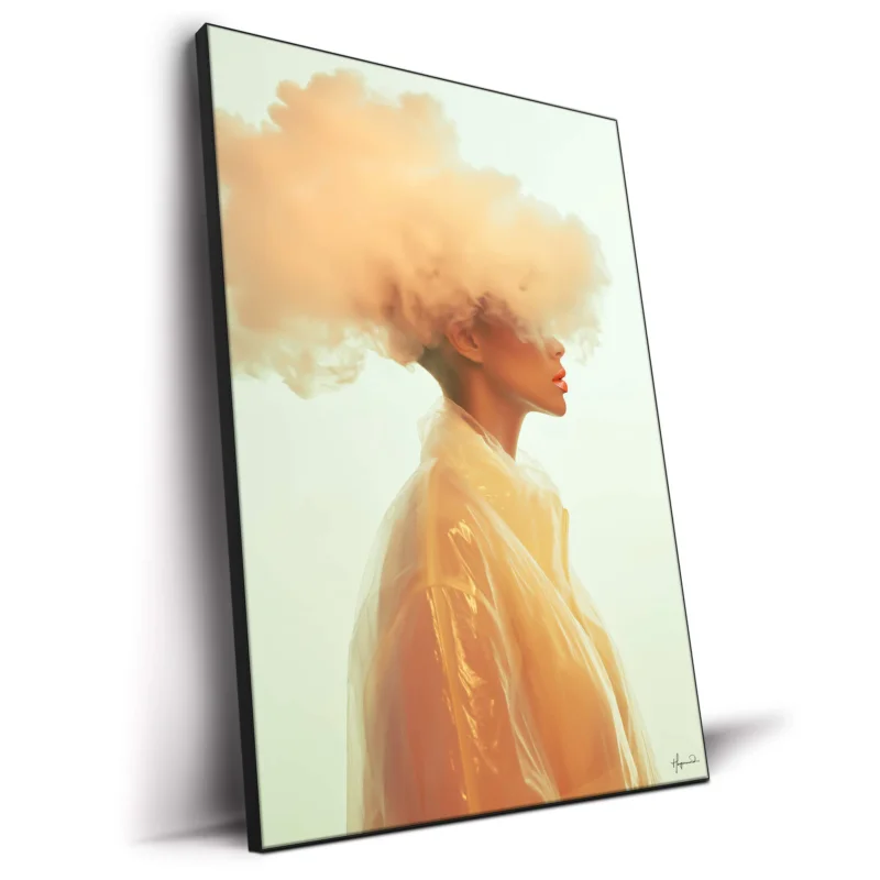 Scarlett Yellow Wall Decor by Philippe HUGONNARD