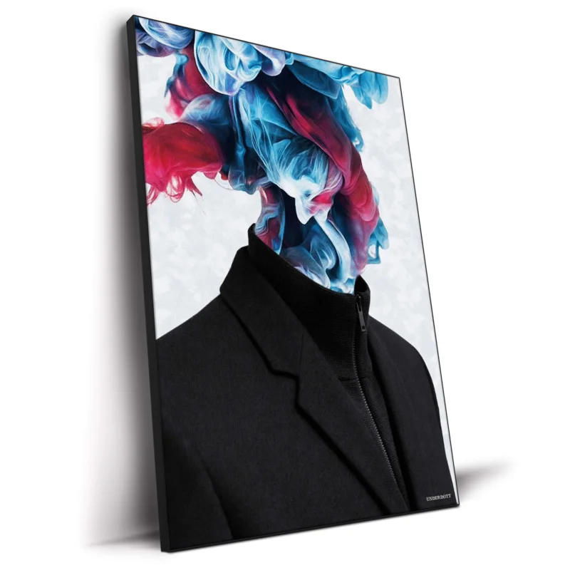 Smoke of Color Black and White Wall Decor by Underdott