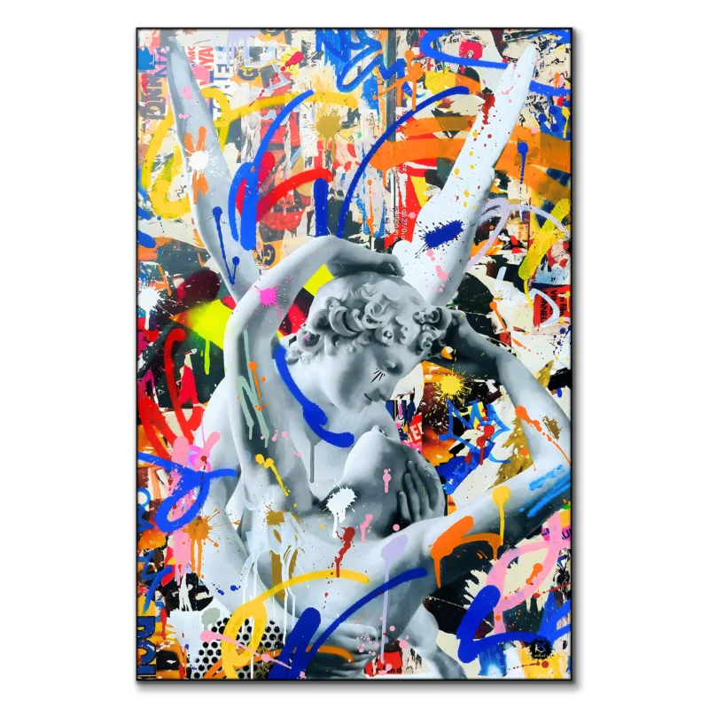 The Perfect Match Vibrant Wall Art by RS Artist