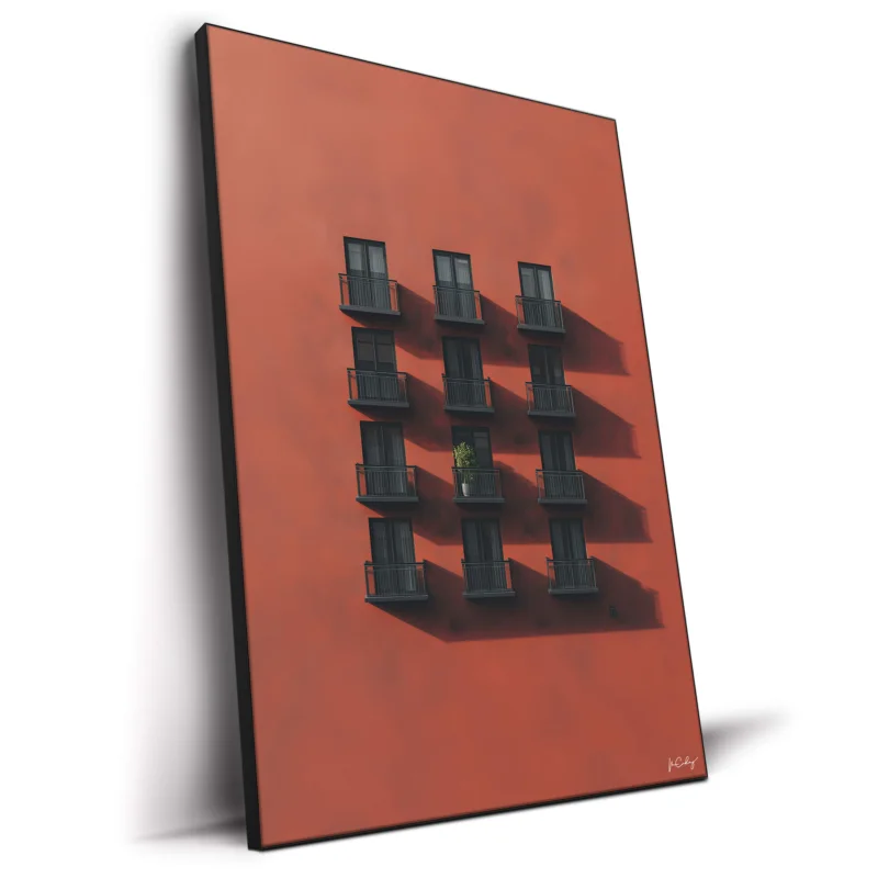 Red Wall Warm Wall Decor by Marcus Cederberg