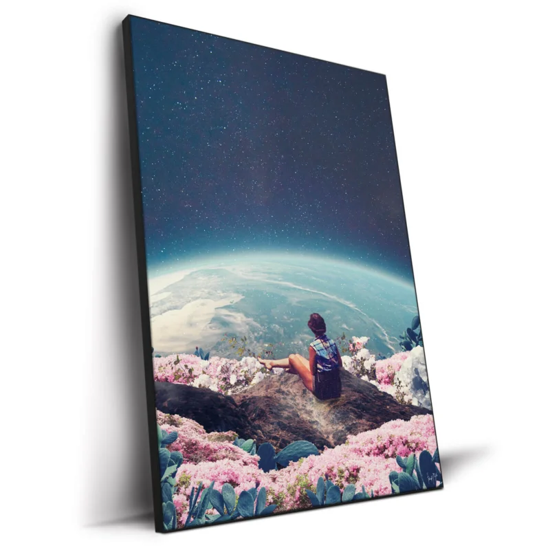 My World Blossomed When I Loved You Dark Wall Decor by Frank Moth
