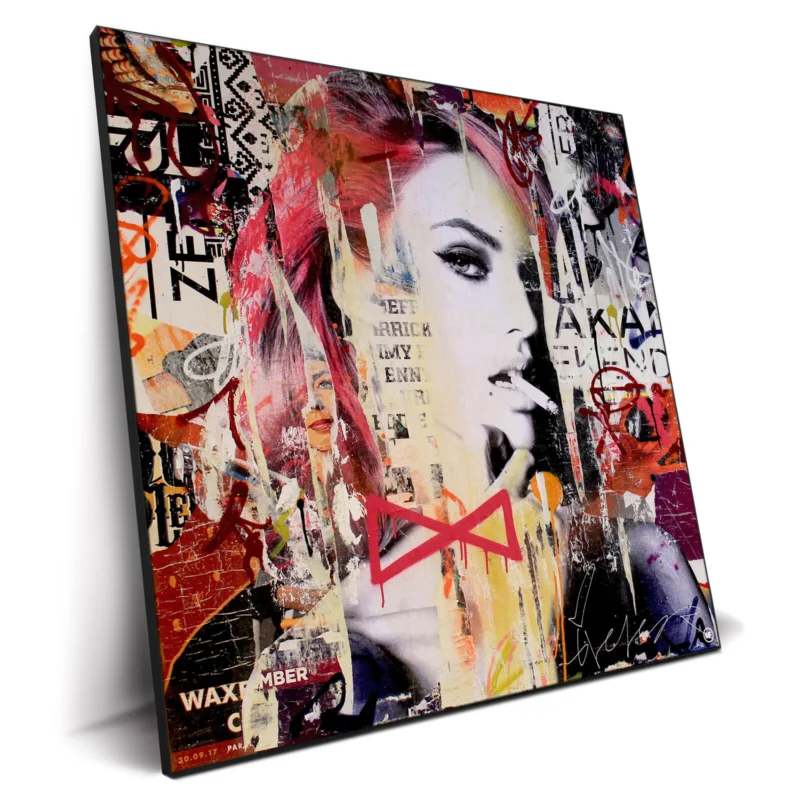 Forever Searching Red Wall Decor by Michiel Folkers