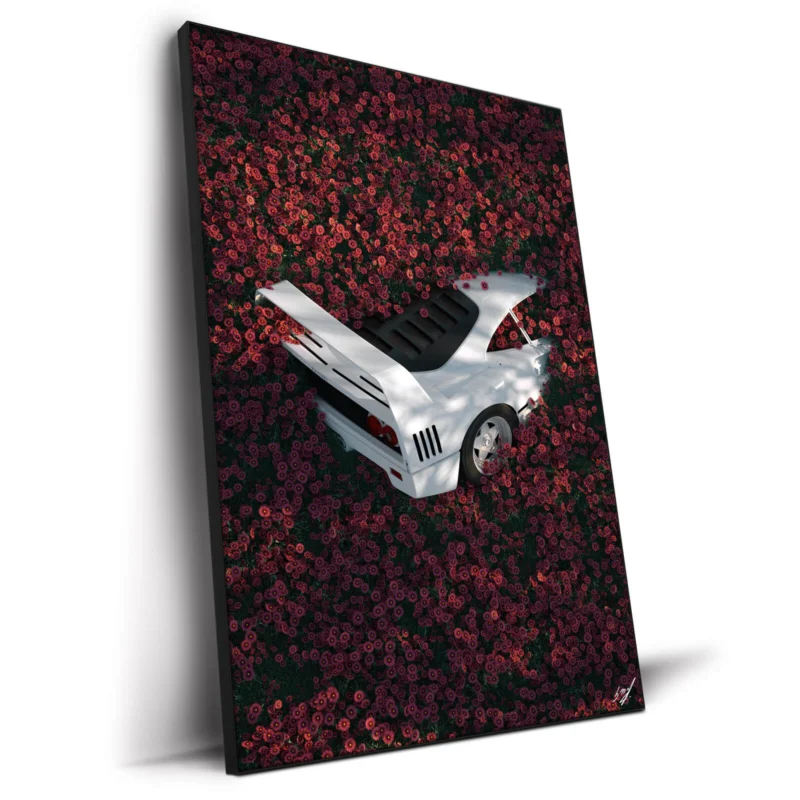 Ferrari F40 Red Wall Decor by Konji