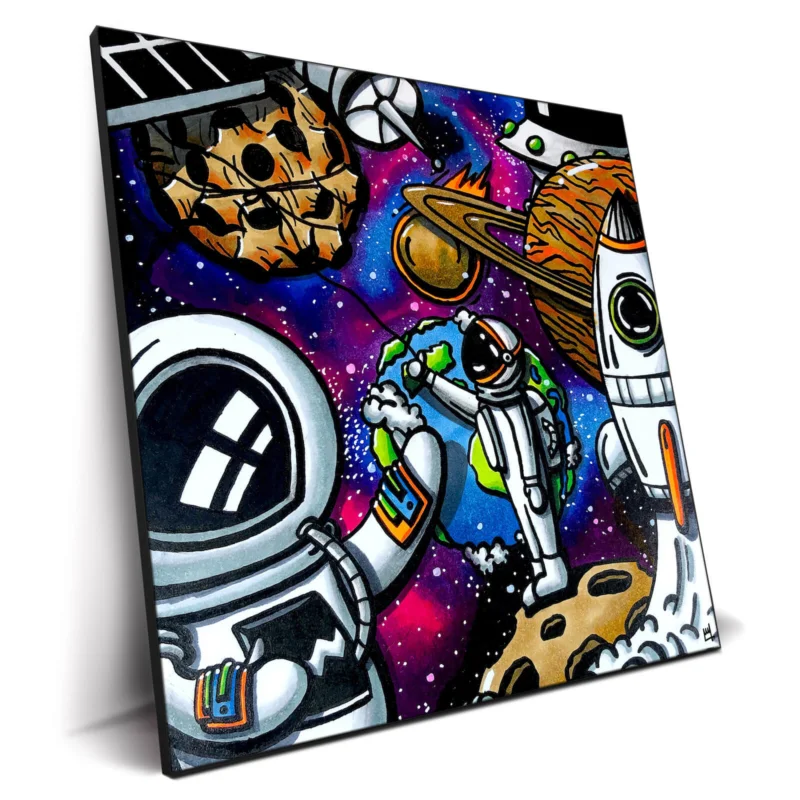 Astro-Rock Colorful Wall Decor by Wegs.Art