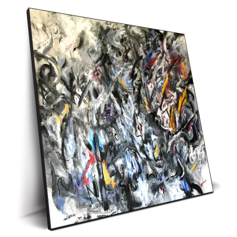 Mixed Up Black and White Wall Decor by Bob Lombardi