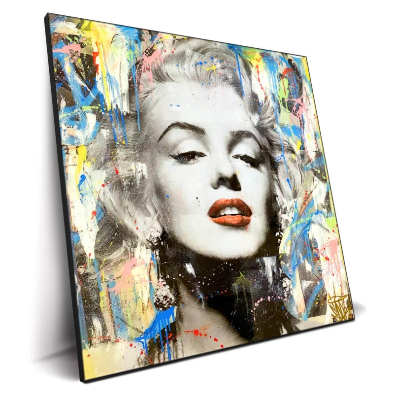 Monroe Graffiti Vibrant Wall Decor by Seek One