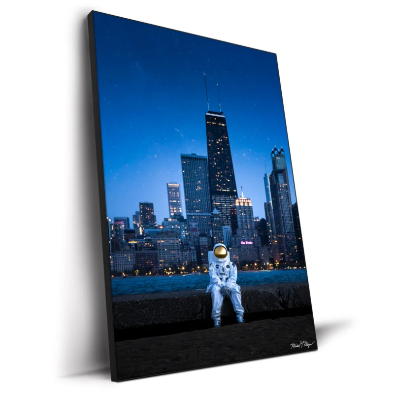 Chicago Astro Dark Wall Decor by Michael Meyers