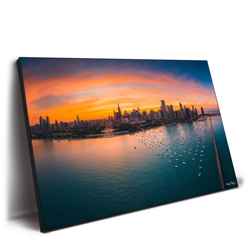 Monroe Harbor Warm Wall Decor by Michael Meyers