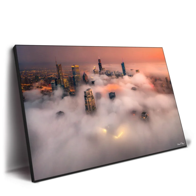Foggy Skyline Warm Wall Decor by Michael Meyers