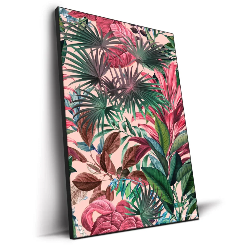 Tropical Garden XV Pink Wall Decor by Burcu Korkmazyurek