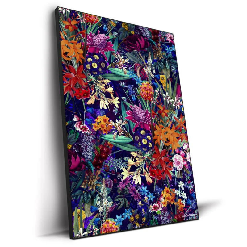 Future Nature XIII Purple Wall Decor by Burcu Korkmazyurek