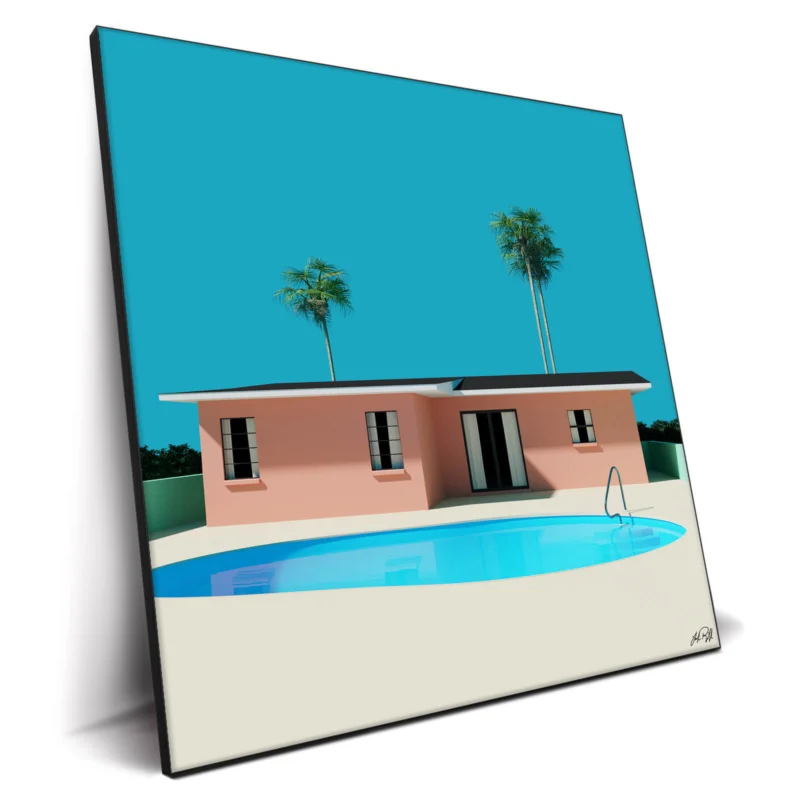 Middle Class Comfort Blue Wall Decor by Lucas Rackliffe