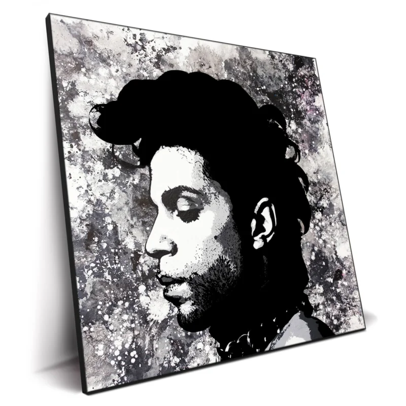 Prince Black and White Wall Decor by Lukas Avalon