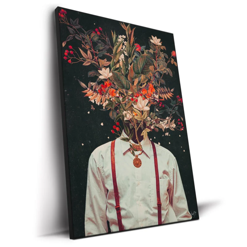 Foilage Dark Wall Decor by Frank Moth