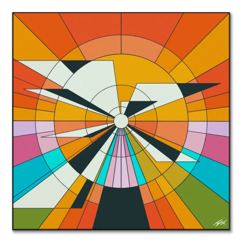 1518 Warm Wall Art by Jeffrey Thelin