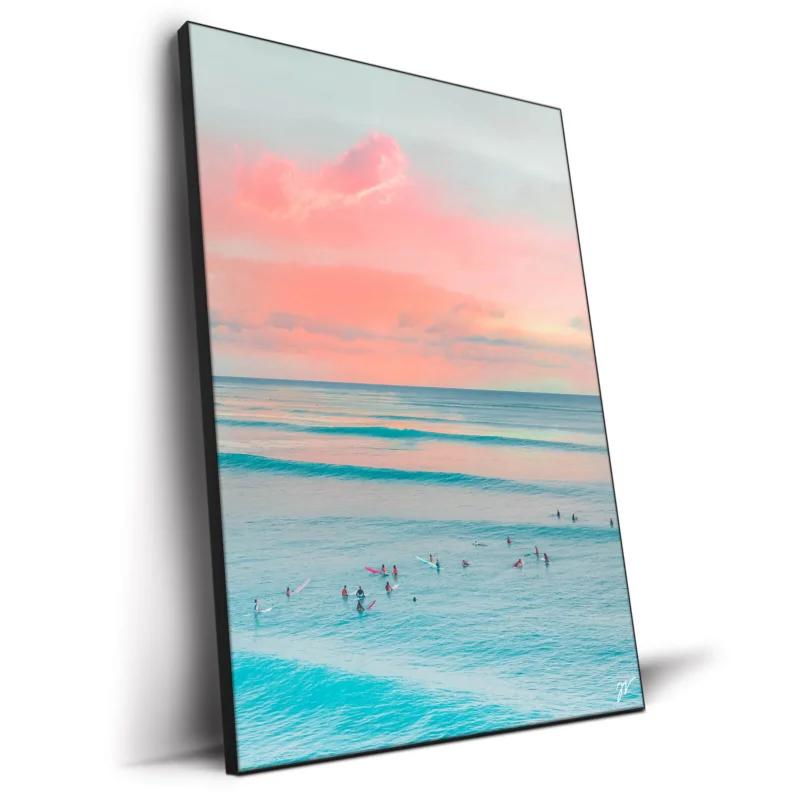 Pastel Surf Party Blue Wall Decor by Jess Loiterton