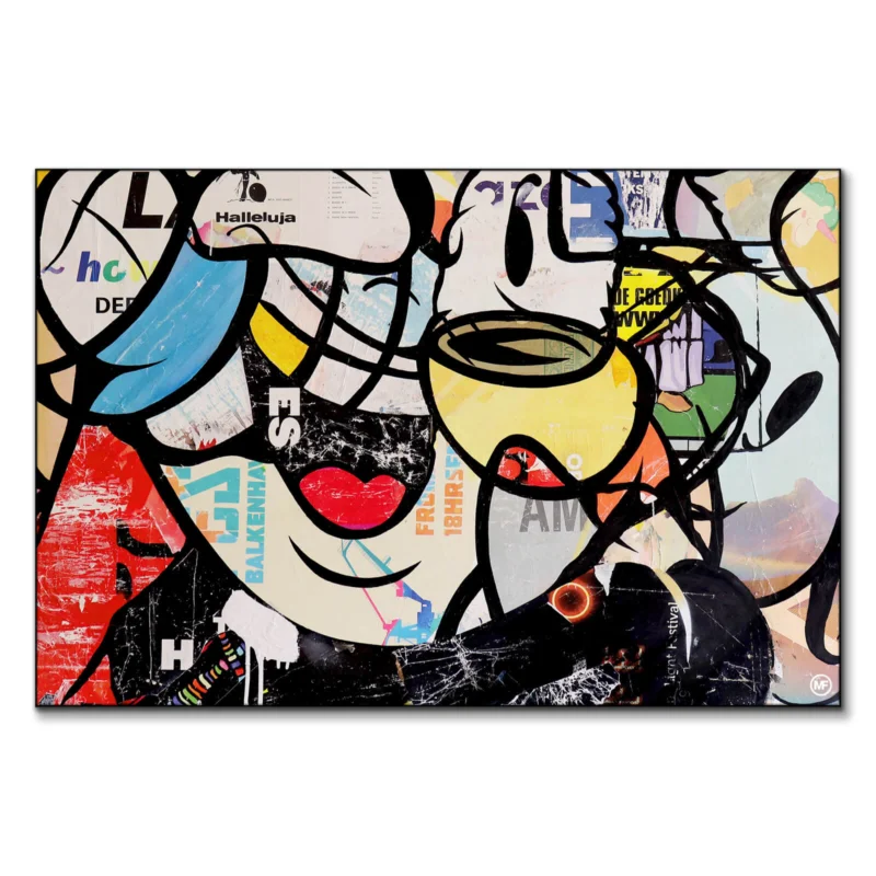 Wild Thoughts Vibrant Wall Art by Michiel Folkers