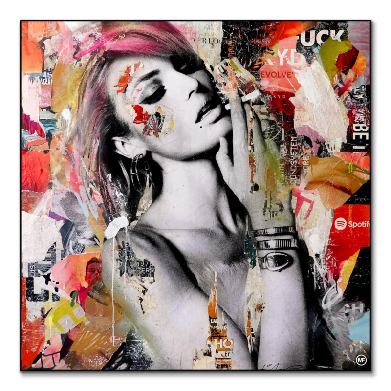 Mystery Repeats Vibrant Wall Art by Michiel Folkers