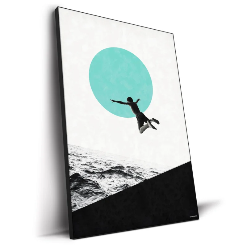 Don't Think, Jump Cool Wall Decor by Underdott