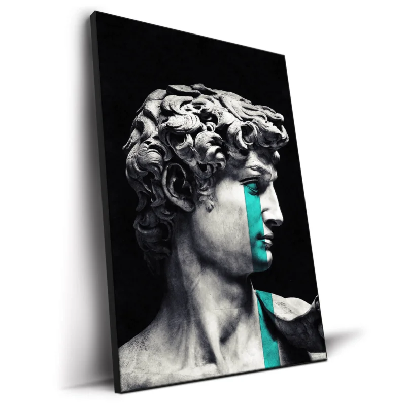 Crying David Black and White Wall Decor by Underdott