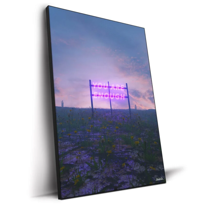 Be Unapologetic Purple Wall Decor by Davansh Atry