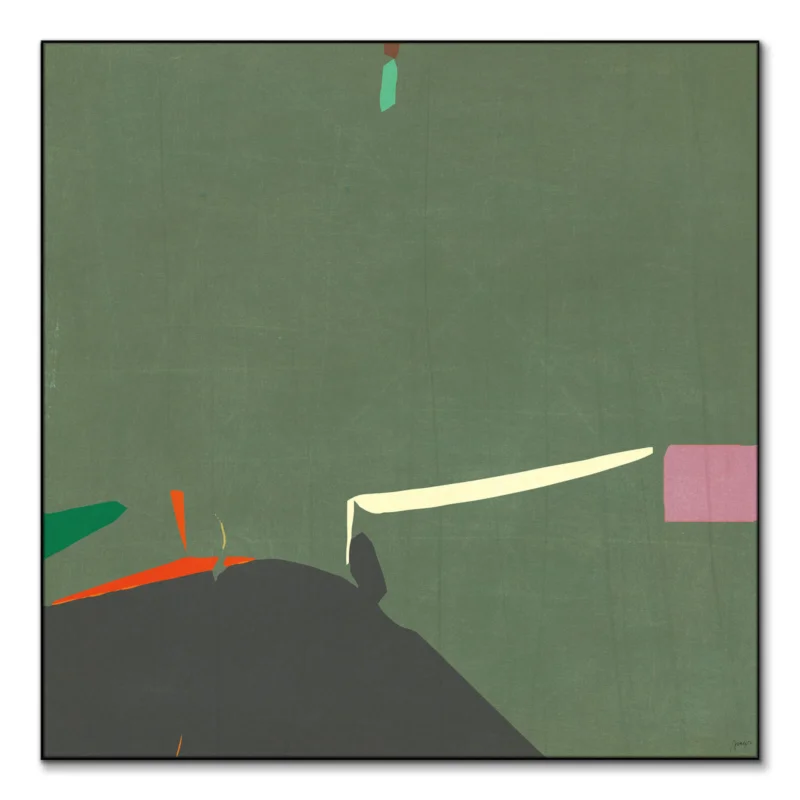 Cellist Green Wall Art by Artur Chen