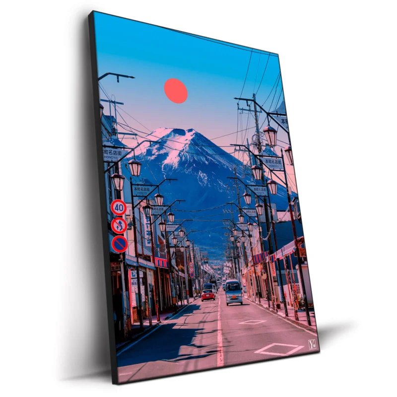 Fuji Vibrant Wall Decor by Yagedan