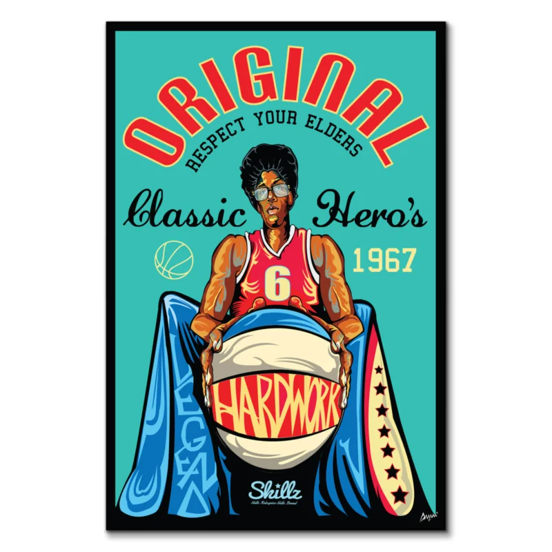 Original Hoops Vibrant Wall Art by Kelley Jackson