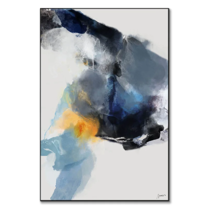 Macro Blue Wall Art by Artur Chen