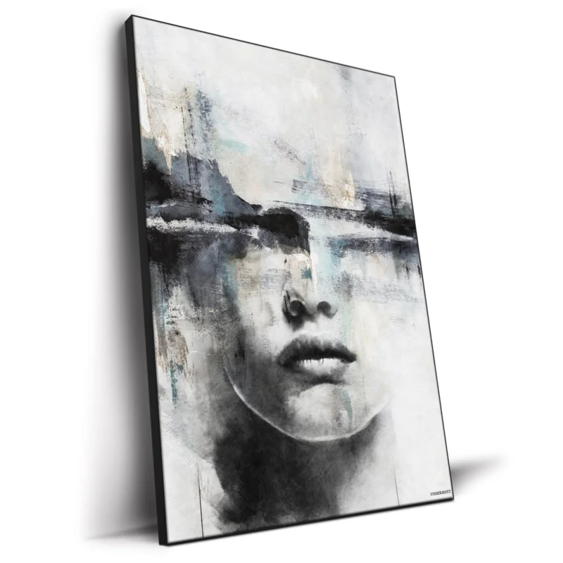 Abstract Harmony Black and White Wall Decor by Underdott