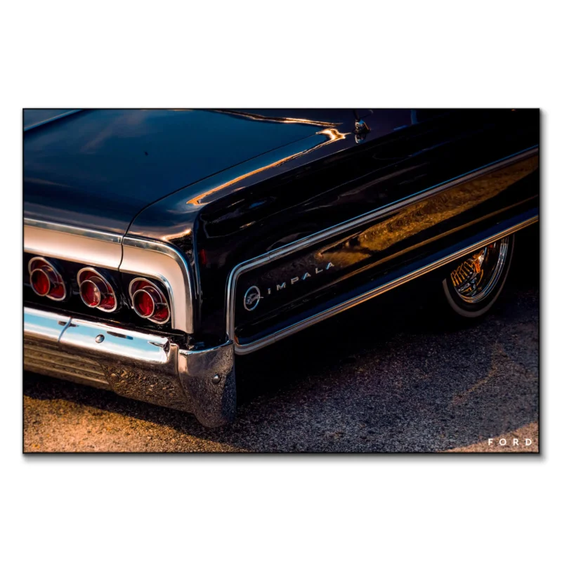 Chevy Impala Wall Art by Nick Ford