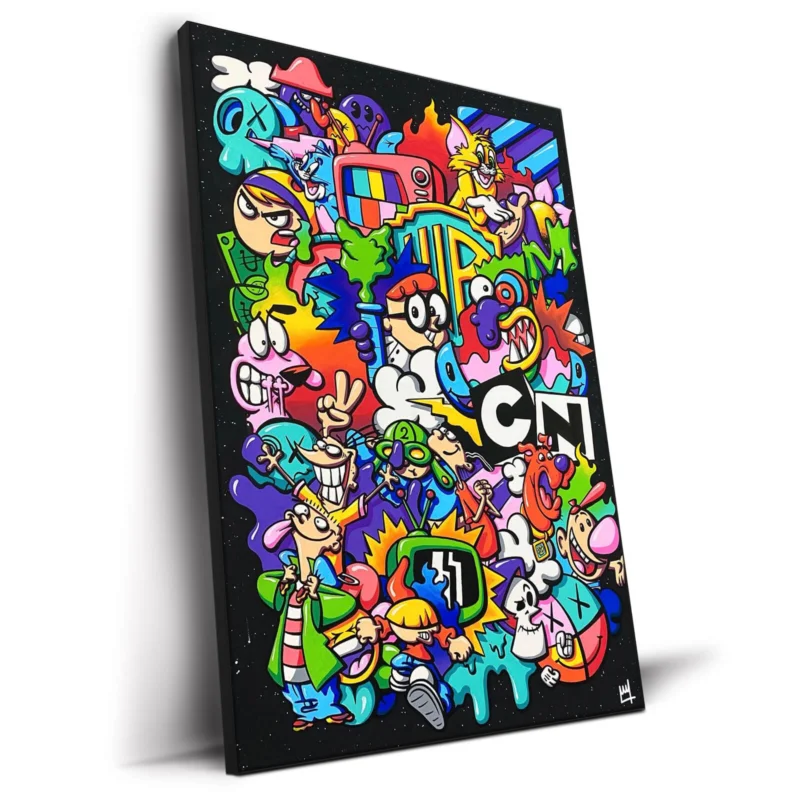 CN Nostalgia Colorful Wall Decor by Wegs.Art