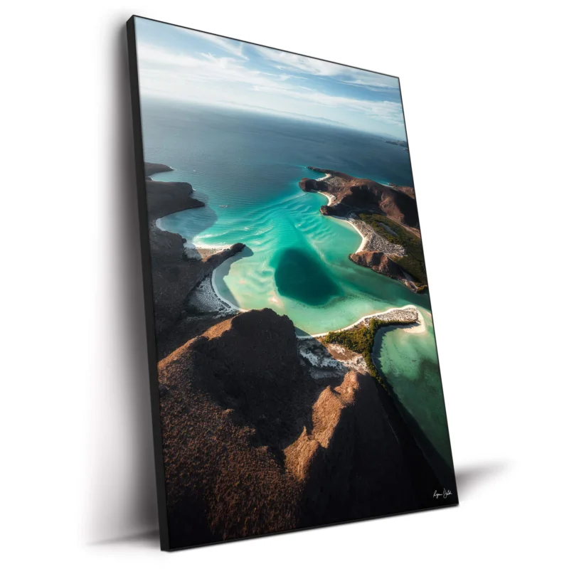 Balandra Bay Teal Wall Decor by Ryan Ditch