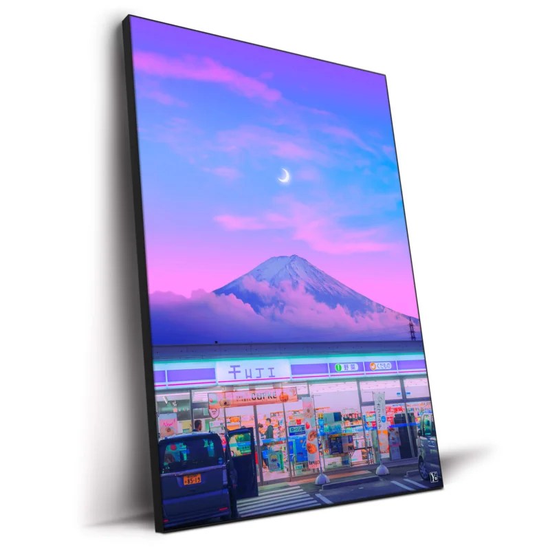 Fuji III Vibrant Wall Decor by Yagedan