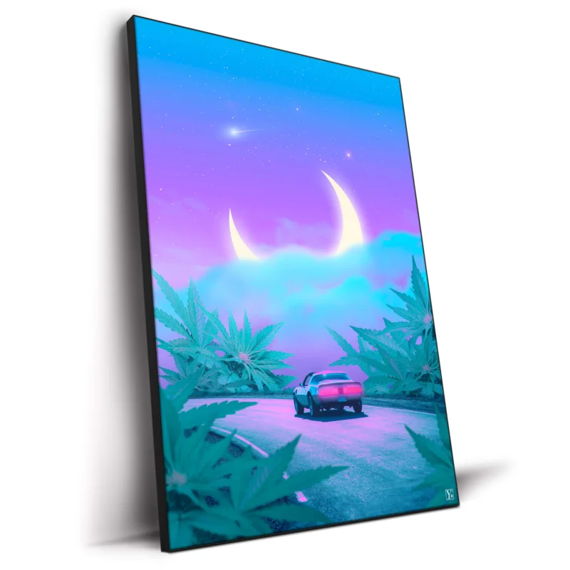 Moonweed Road Vibrant Wall Decor by Yagedan