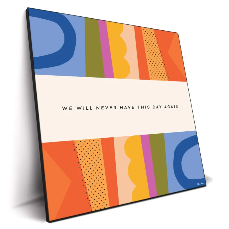 This Day Colorful Wall Decor by Olivia Herrick