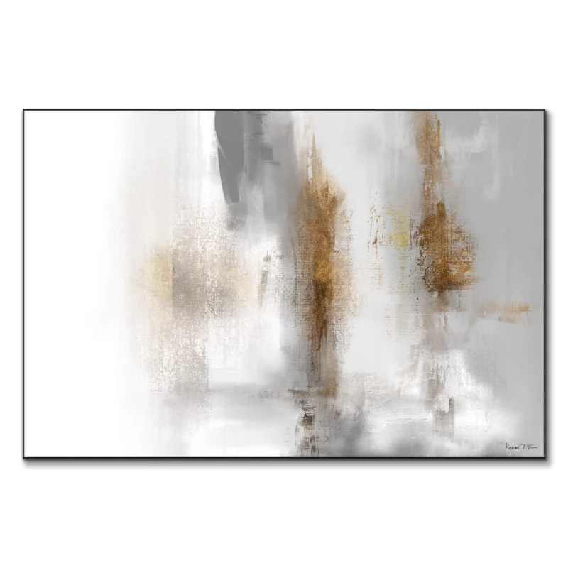Acrylic Grey No. 1 Light Wall Art by Karine Tonial Grimm