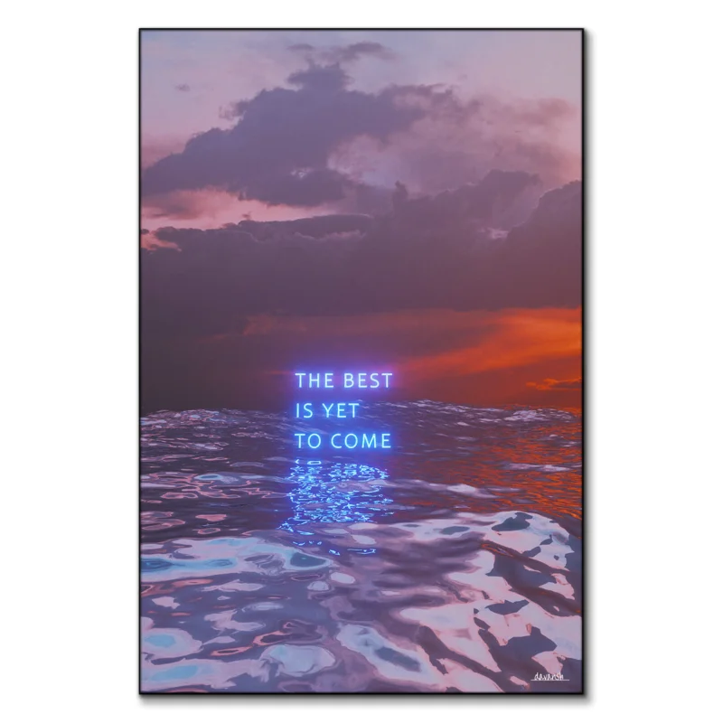 Note to Self Warm Wall Art by Davansh Atry