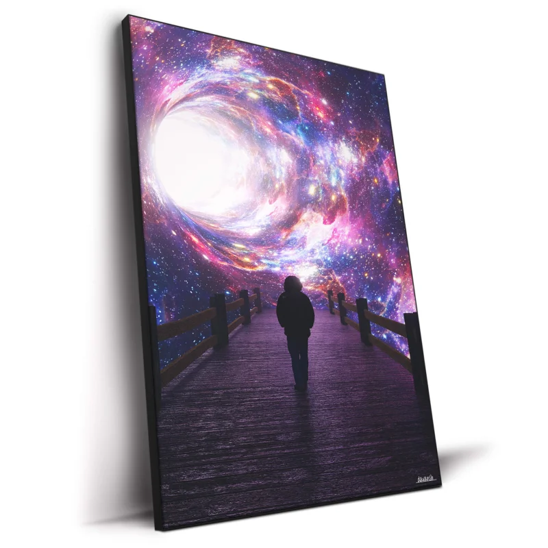 Tunnel of Light Vibrant Wall Decor by Davansh Atry