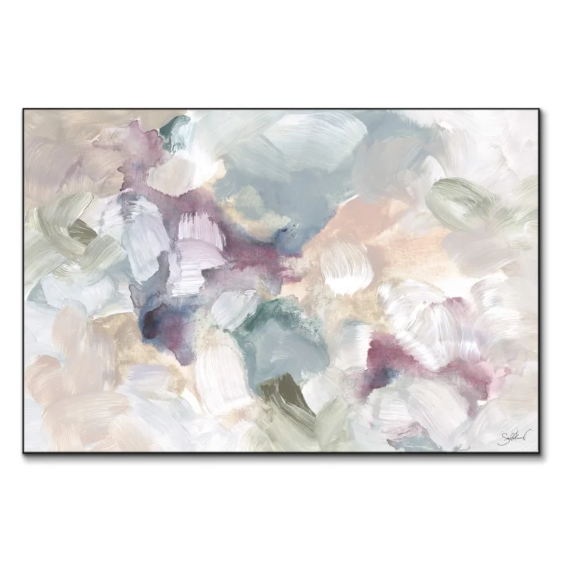 Pastel Strokes Colorful Wall Art by Shelby Kregel