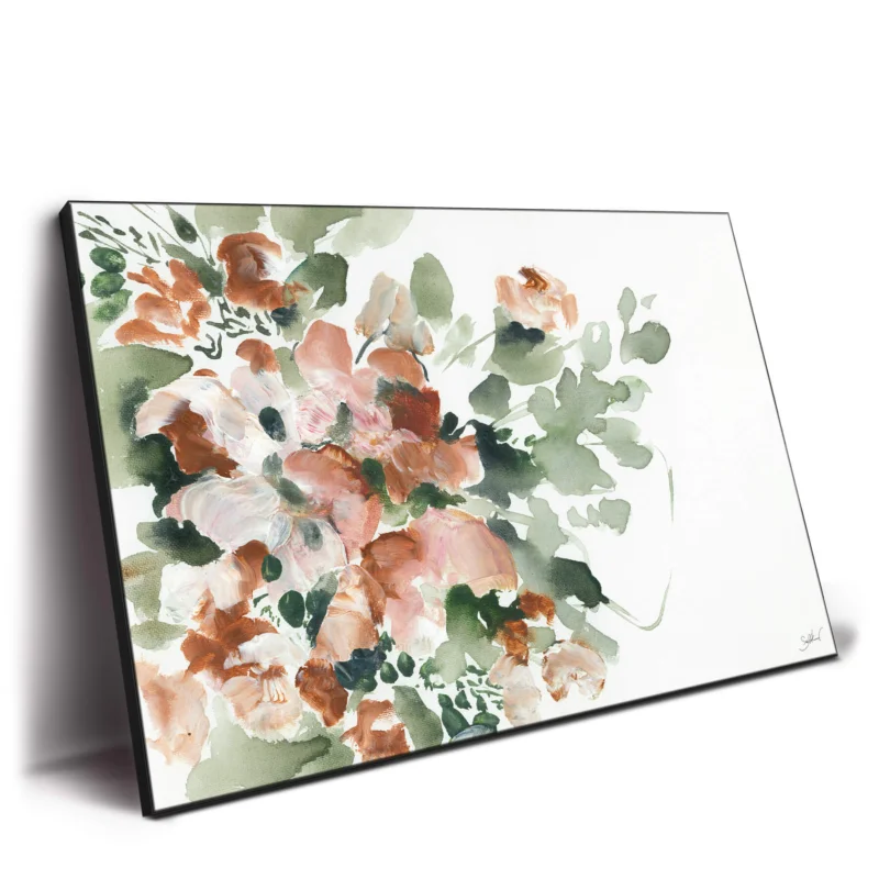 Warm Orange Flowers Warm Wall Decor by Shelby Kregel