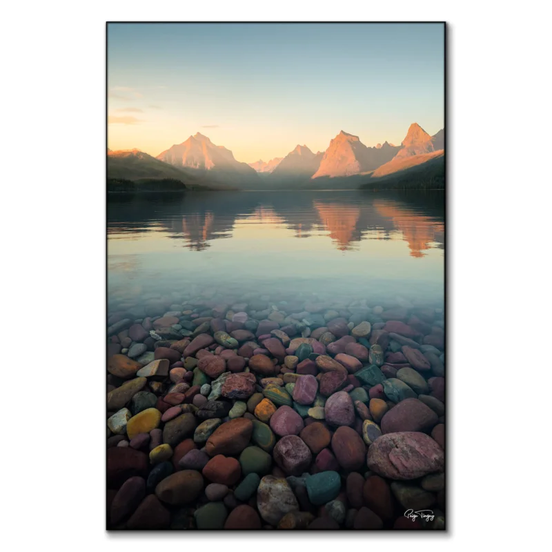 Rainbow Rocks Colorful Wall Art by Paige Tingey