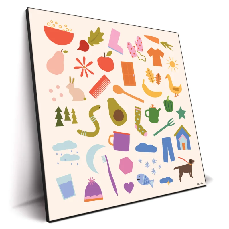 A World of Color Colorful Wall Decor by Olivia Herrick