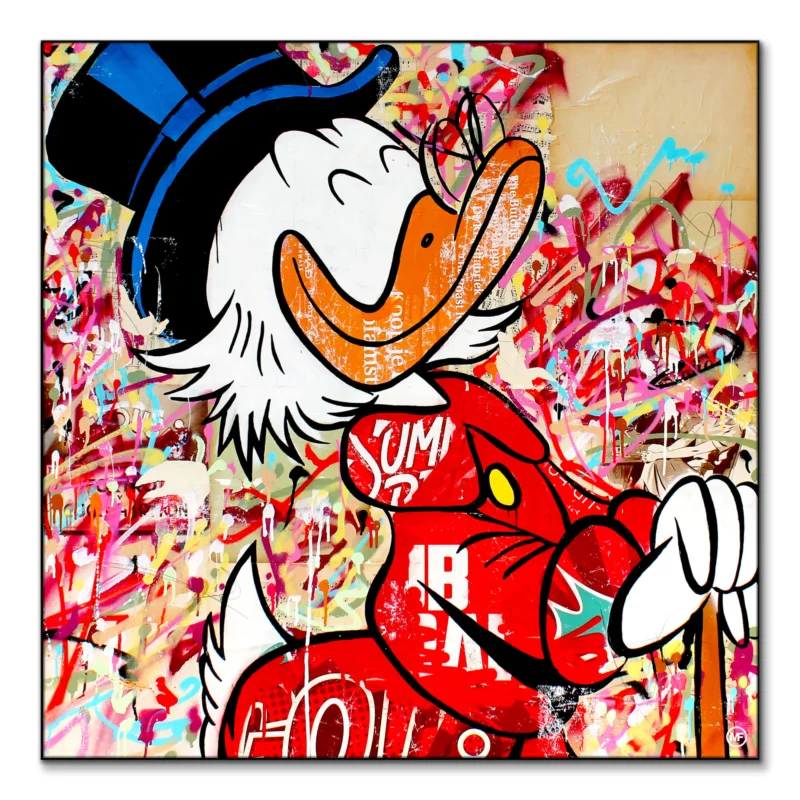 Dagobert For President Vibrant Wall Art by Michiel Folkers