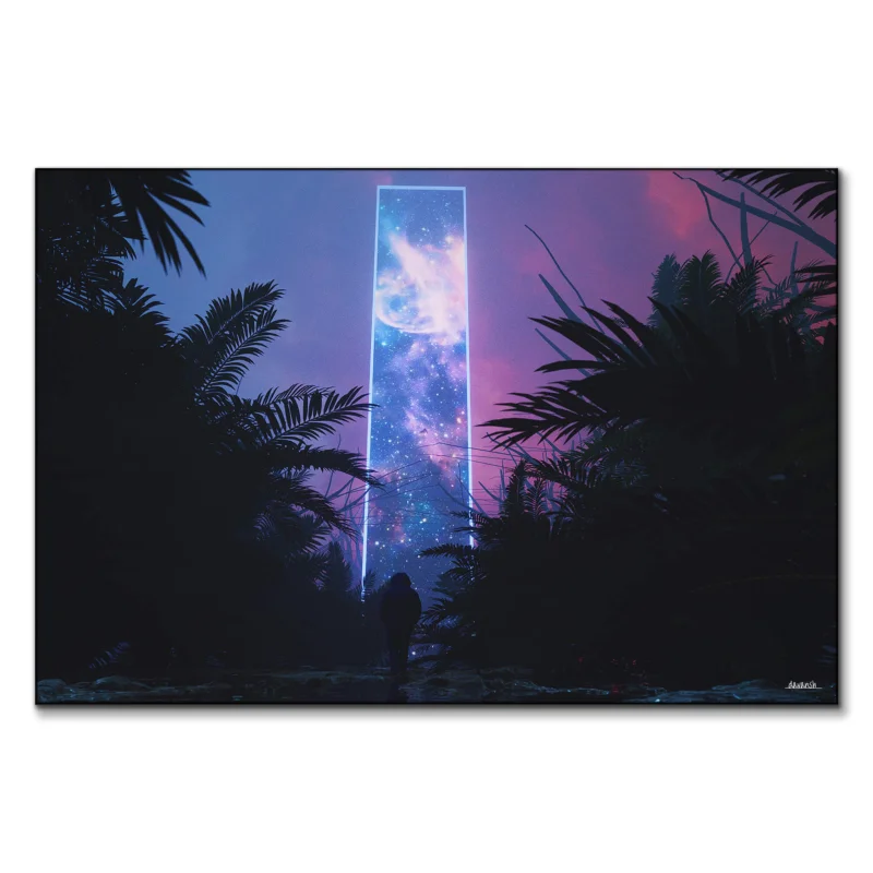 Beyond the Forest Vibrant Wall Art by Davansh Atry