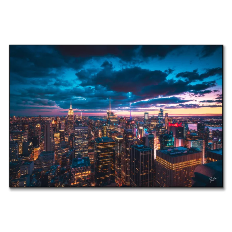 Above The City Lights Cool Wall Art by Zach Doehler