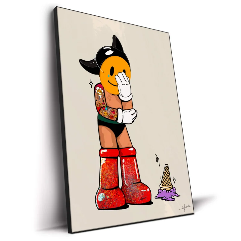Astro Boy Meltdown Colorful Wall Decor by Nuwarhol